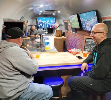 Long Island Beer and Burger Airstream