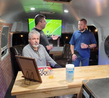 Long Island Beer and Burger Airstream