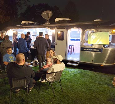 Long Island Beer and Burger Airstream