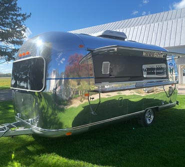 Cup of Bliss coffee roaster Airstream trailer