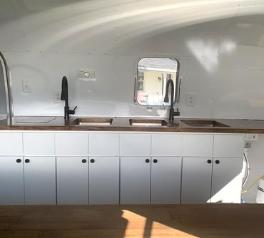 Cup of Bliss coffee roaster Airstream trailer