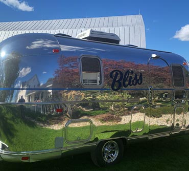 Cup of Bliss coffee roaster Airstream trailer