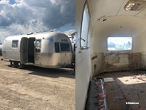 Airstream Donut Trailer before transformation