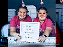 Airstream Donut Trailer girls