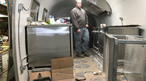 Jep's Food Trailer construction