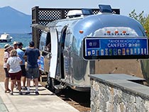 Tahoe Beach Club Airstream food trailer