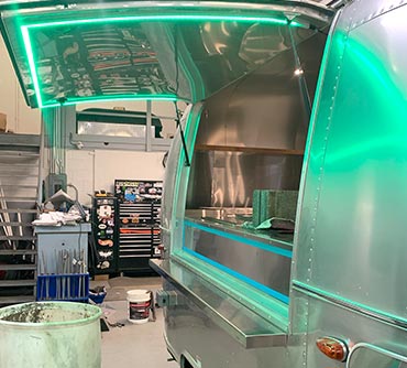 New Airstream custom Bambi food trailer