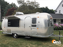 Airstream pet supply trailer