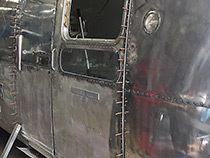 Peter Franklin Jewelry Airstream during construction