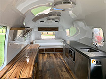 Marketing trailer in Airstream