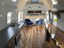 Marketing trailer in Airstream