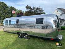 Marketing trailer in Airstream