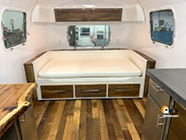 Marketing trailer in Airstream