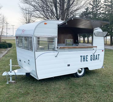 Shasta trailer The Goat Bar