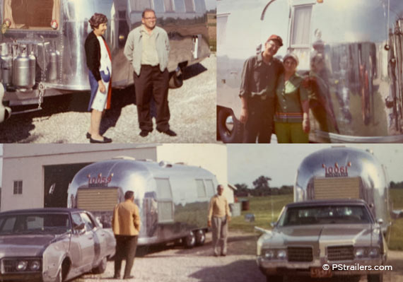 Airstream polishing Customers from 1971